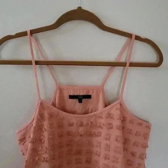 Tibi Peach Peplum Tank Size 8 - Picture 2 of 4